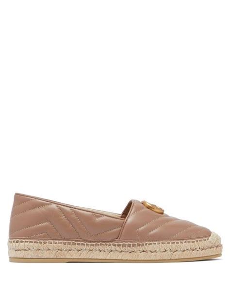 pilar espadrille flat gucci|gucci espadrilles wedges pink.